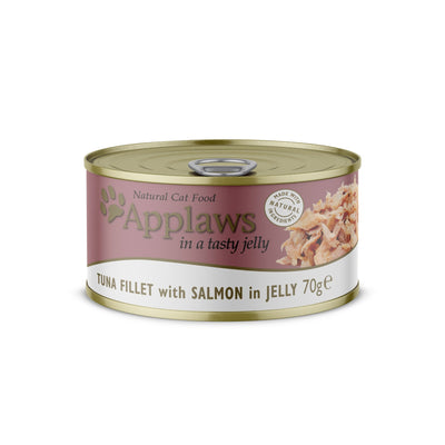 Applaws Adt Wet Cat Food Tuna Fillet&Salmon in Jly 24x70g