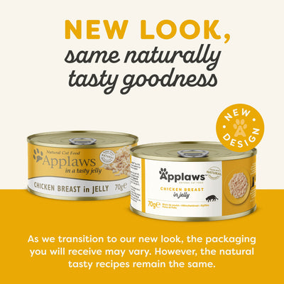 Applaws Cat Tin Chicken Breast in Jelly - 24 x 70g