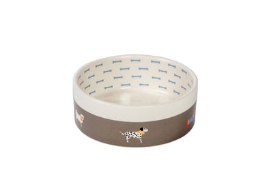 Fatface Marching Dogs Pet Bowl Large