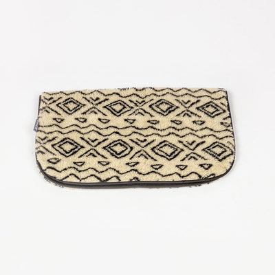 Fleece Neutral Geometric Blanket Large