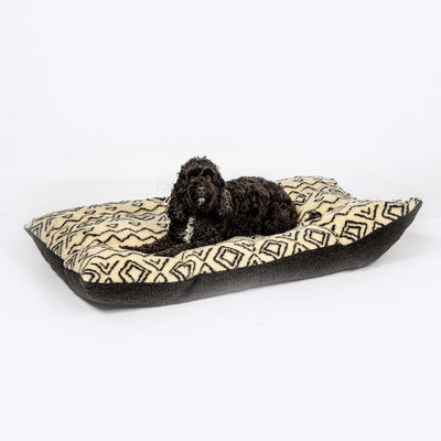Fleece Neutral Geometric Quilted Mattress X Large (40")