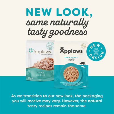 Applaws Cat Pouch Tuna Fillet in Jelly 70gX16