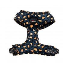 Long Paws - Funk the Dog Harness-Leopard Green & Gold Med