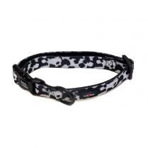 Long Paws - Funk the Dog Collar-Cow Print  Medium: 36-44cm