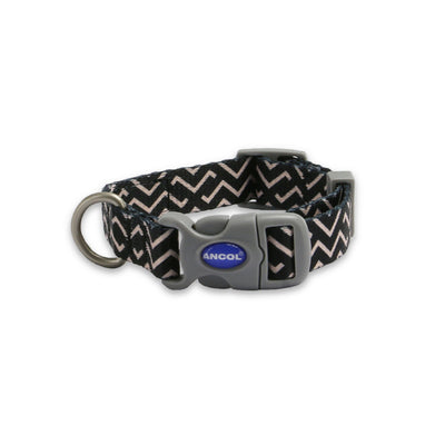 Zigzag Patterned Collar Small