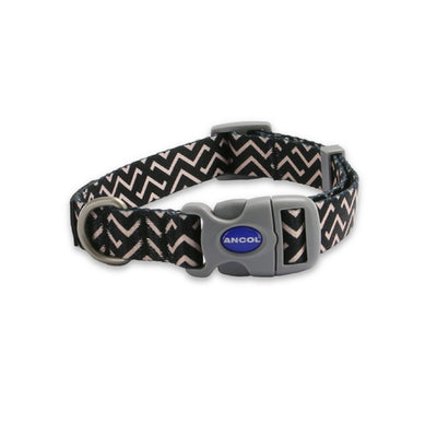 Zigzag Patterned Collar Medium