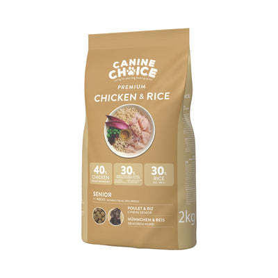 Canine Choice Premium Senior Dry Dog Food 2kg - Chicken