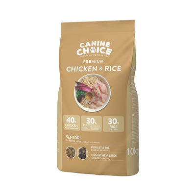 Canine Choice Premium Senior Dry Dog Food 10kg - Chicken