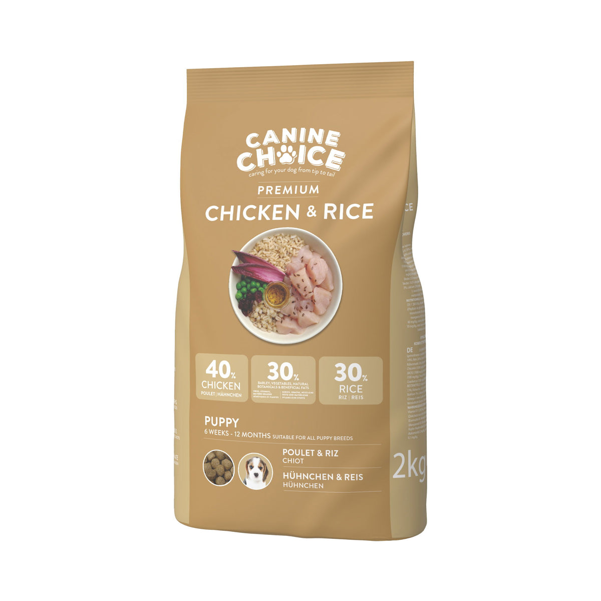Canine Choice Premium Puppy Dry Dog Food 2kg - Chicken – Vital Pet Group