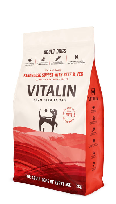 Vitalin Farmhouse Supper with Beef and Veg 2KG