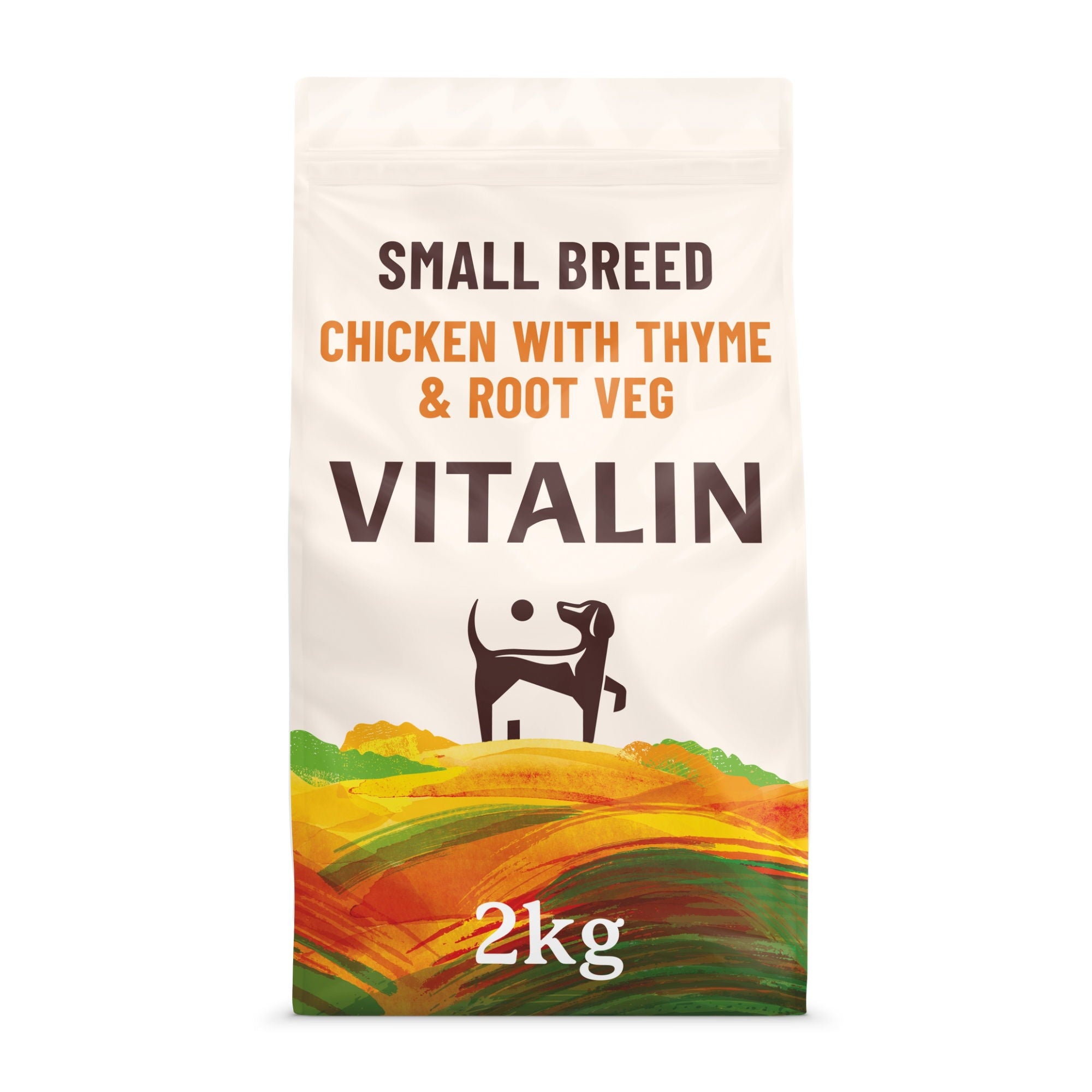 Vitalin Small Breed Adult Chicken with Veg & Thyme 2KG