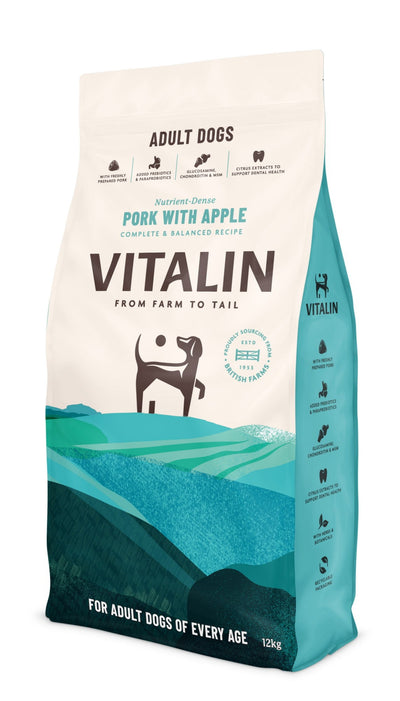 Vitalin Adult Pork with Apple 12KG