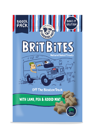 Laughing Dog Brit Bites Lamb. Pea & Mint 175g