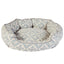 Dream Paws Scalloped Pet Bed Medium Grey