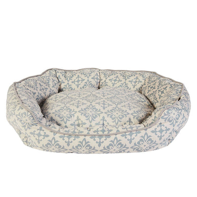 Dream Paws Scalloped Pet Bed Large Grey