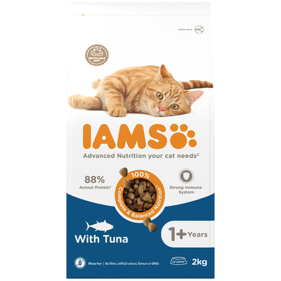 IAMS for Vitality Adult Cat Food with Tuna 2kg