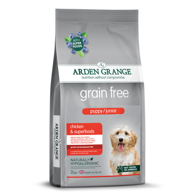 AG Grain Free Puppy/Junior Chicken & Superfoods 2kg