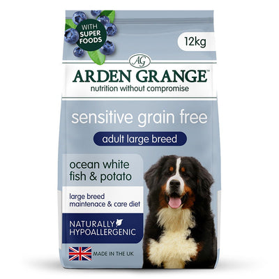 AG Sensitive GF Adult Large Ocean White Fish & Potato 12kg