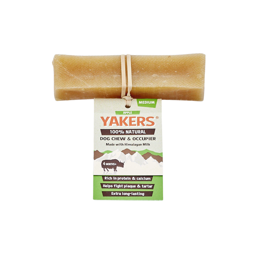 Yakers Dog Chew Apple Medium