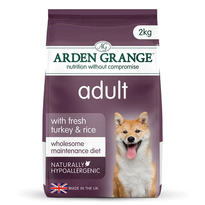 Arden Grange Adult Dog With Fresh Turkey & Rice 2kg