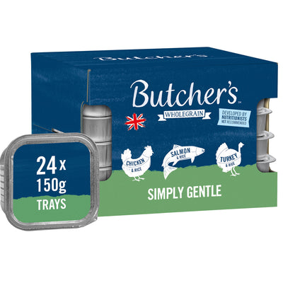 Butcher's Simply Gentle Dog Food Trays 24x150g