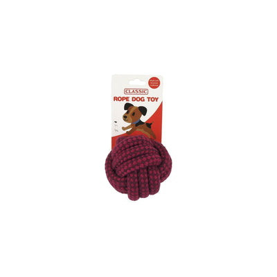 Classic Braided Rope Ball Dog Toy 70mm