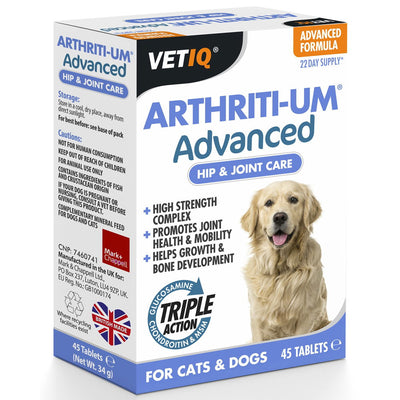 VetIQ Arthriti-Um Advanced 45 Tablets