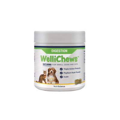 Wellichew Digestion Small Dog/Cat 120 Chews- 106g