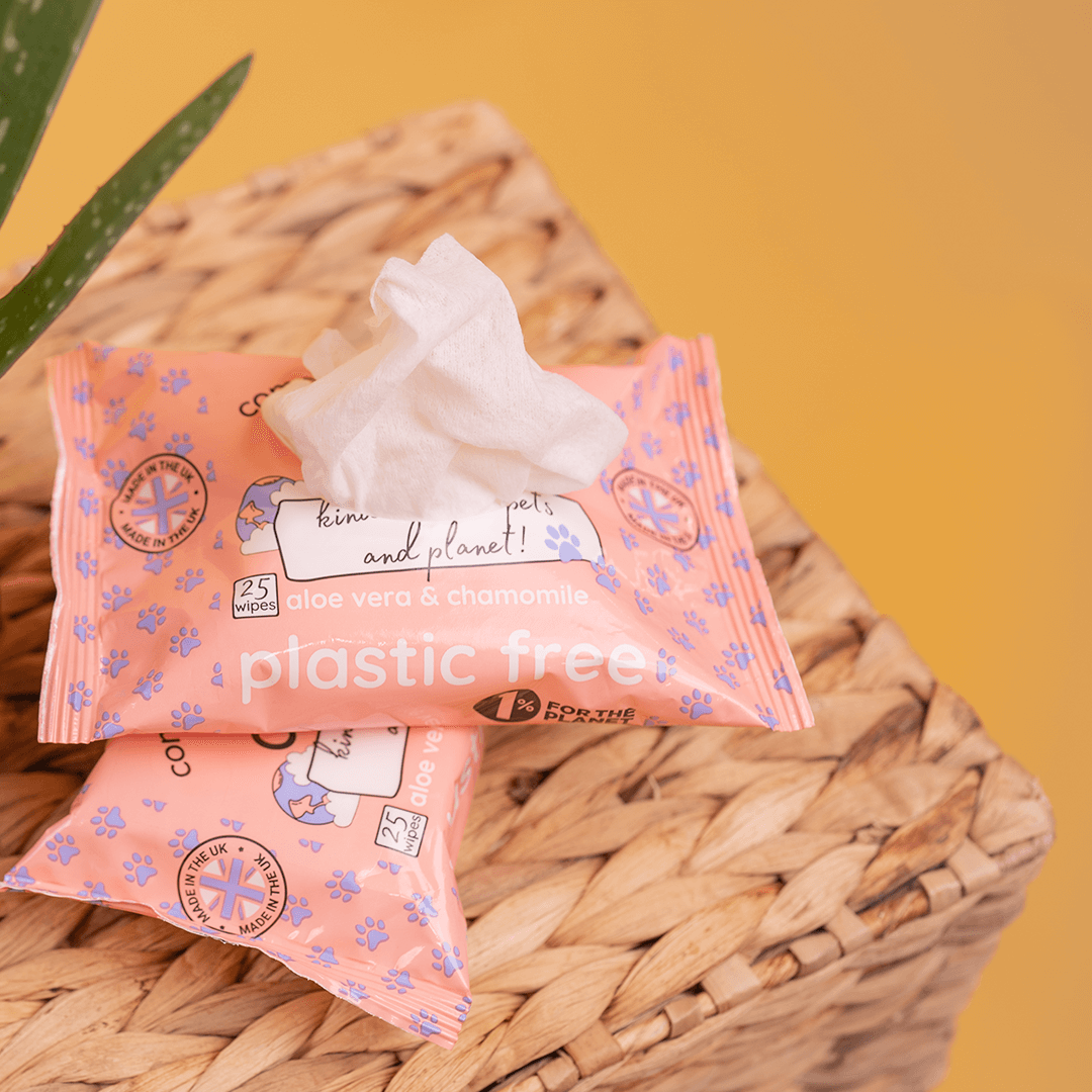 Adios Plastic Compostable Pet Wipes 25 Pack