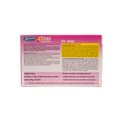 4fleas Tablets - Dogs Over 11kg 3 Tablets