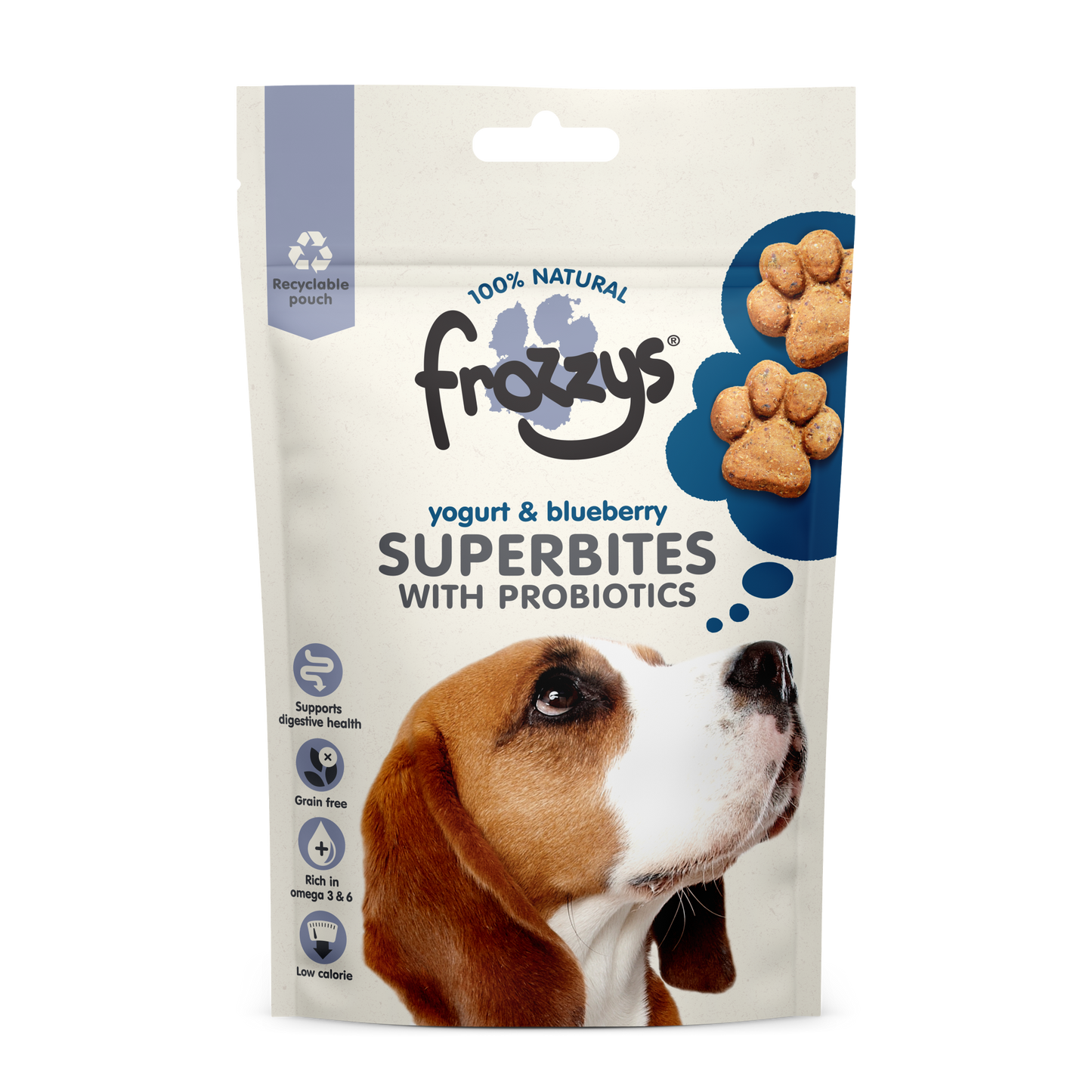 Frozzys Superbites with Probiotics Yogurt & Blueberry
