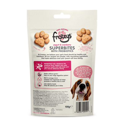 Frozzys Superbites with Probiotics Yogurt & Cranberry