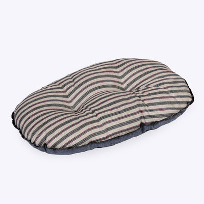 Rustic Stripes Denim Quilted Mattress M 27"
