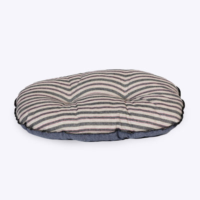 Rustic Stripes Denim Quilted Mattress M 27"