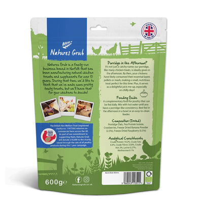 Natures Grub Afternoon Oats - Banana & Berry 600g