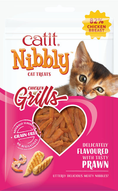 Catit Nibbly Grills Chicken & Prawn Flavour 30g