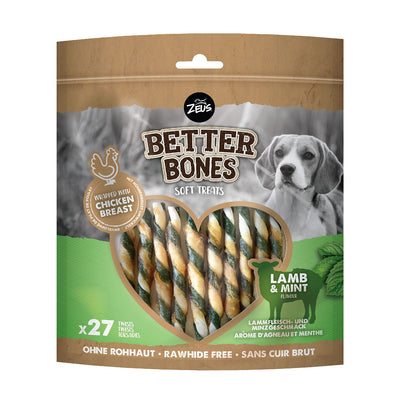 Zeus Better Bones Lamb & Mint Wrap Twists 27Pk