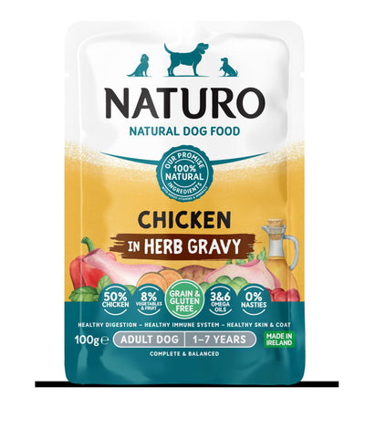 Naturo Adult Grain & Gluten Free Chicken in Herb Gravy 100g
