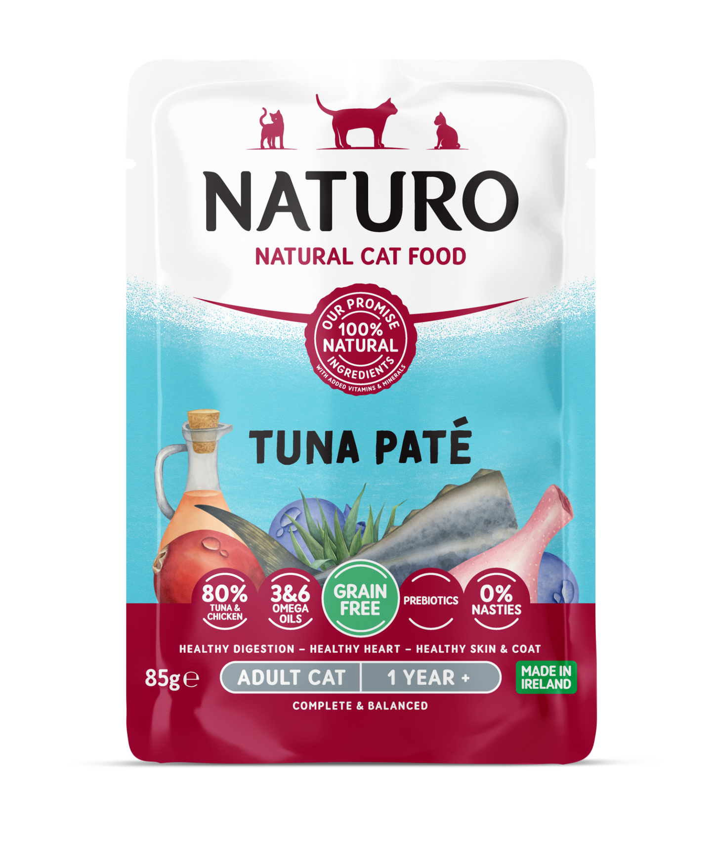 Naturo Cat Tuna Paté Pouch 85g