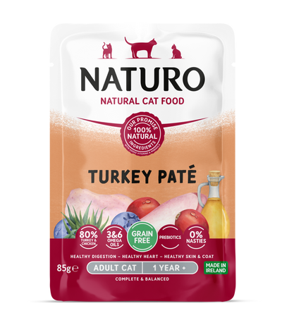 Naturo Cat Turkey Paté Pouch 85g