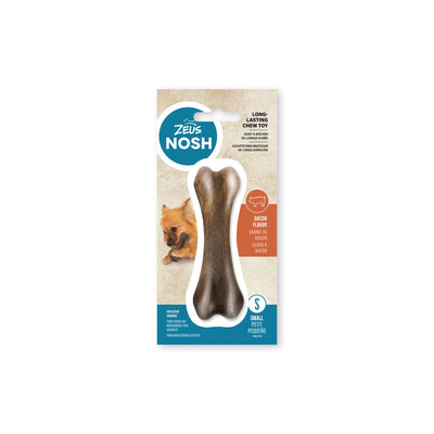 Zeus Nosh Strong Chew Bone Bacon Flavour Single Small