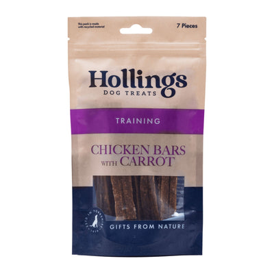 Hollings Chicken Bars with Carrot - 7 Bars (1 x 7 bars) Bag