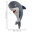 KONG Cuteseas Rufflez Shark Medium/Large