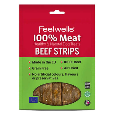 Feelwells 100% Meat Beef Strips 100g