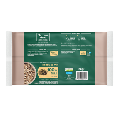 Natures Menu Ready to Mix Freeflow Tripe 2kg