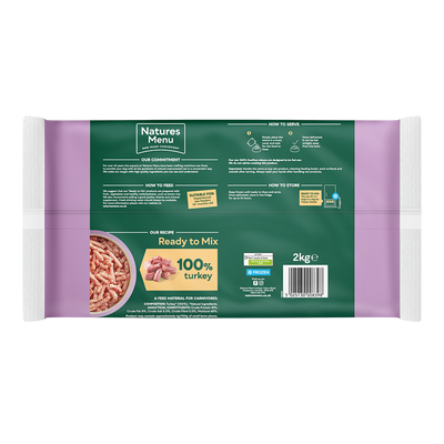 Natures Menu Ready to Mix Freeflow Turkey 2kg