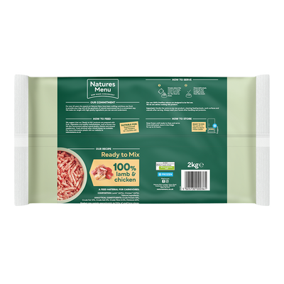 Natures Menu Ready to Mix Lamb Freeflow 2kg