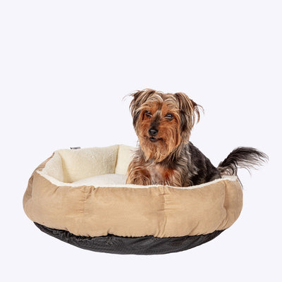 Danish Essentials Quilted Bed Beige Medium