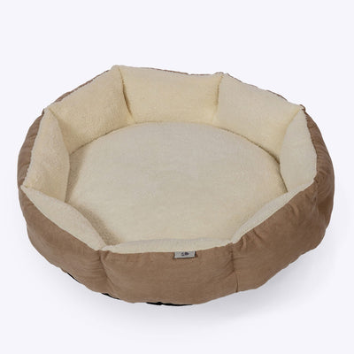 Danish Essentials Quilted Bed Beige Small