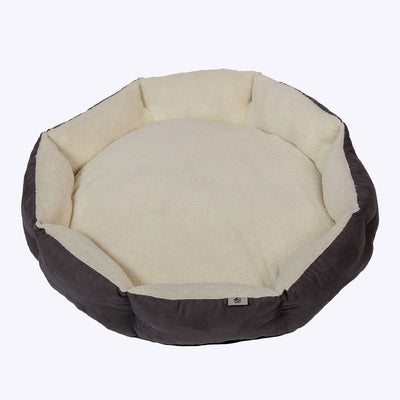 Danish Essentials Quilted Bed Charcoal Large